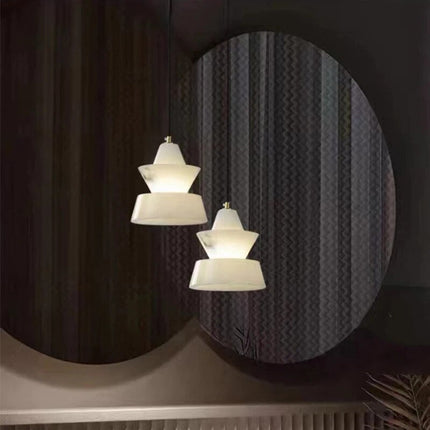 Suspension LED minimaliste en marbre — LZ4X9T1