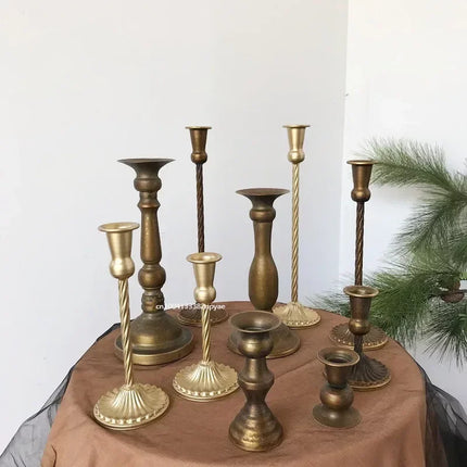 Lustre en métal romantique pour décoration de mariage et dîner — LZ4X9M