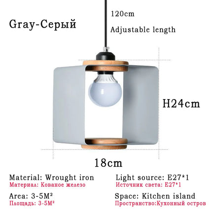 Suspension moderne nordique décor macaron 2023 — LZ7D9X