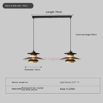 lustre design nordique créatif style japonais pour bar et salon
