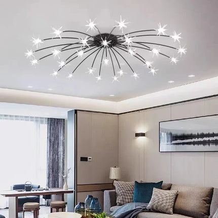 Plafonnier LED nordique moderne effet ciel étoilé pour décoration — LZ4X9T2