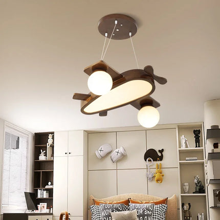 Suspension en bois forme avion pour chambre d'enfants — LZ4P9XQ