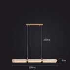 L100 H8cm / Or / Blanc chaud