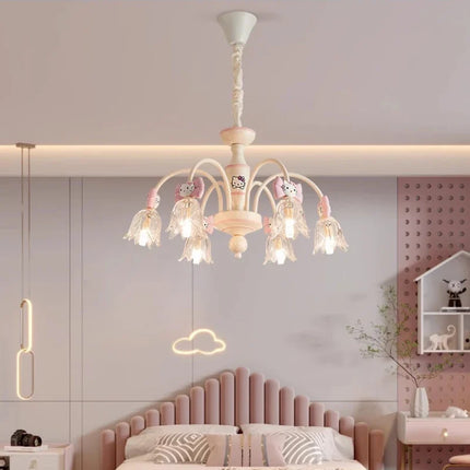 Lustre mignon créatif pour chambre de princesse enfant — LZ7D9X