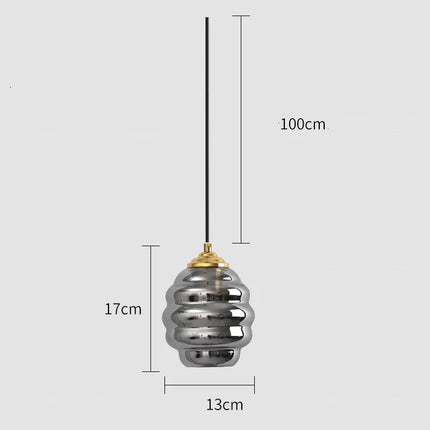 Suspension moderne en verre teinté pour intérieur — LZ4X9P