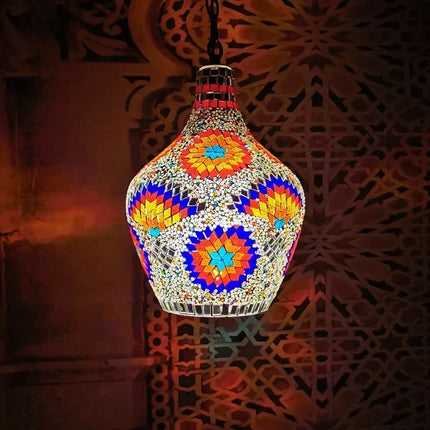 Lustre vase d'art bohème pour décoration intérieure artisanale — LZ4X9Q2