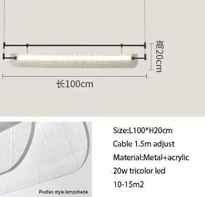Suspension rétro en verre pour décoration intérieure moderne — LZ4X9T2