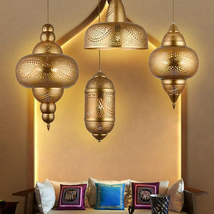 Suspension design saoudien finition or pour café et magasin — LZ4X9T2