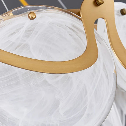 Lustre suspension moderne en cristal avec câble réglable E14 — LZ4P9XJ