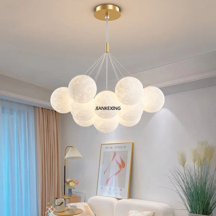 Suspension luminaire moderne LED boule à bulles décorative — LZ4X9T7