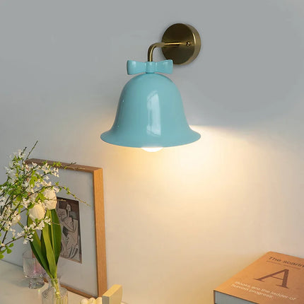 Applique murale en verre décorative avec nœud papillon et cloche — LZ4X9T1