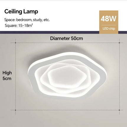 Plafonnier LED contemporain pour décoration intérieure élégante — LZ4X9P2