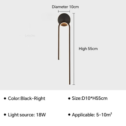 Applique murale LED au design moderne pour décoration intérieure élégante — LZ4X9T2