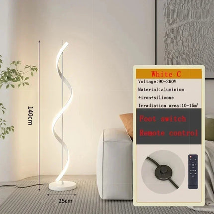 Lampadaire LED moderne décoration de la maison lumière 140 cm ligne luminaire canapé coin chambre salon salle d'étude éclairage intérieur Lustre