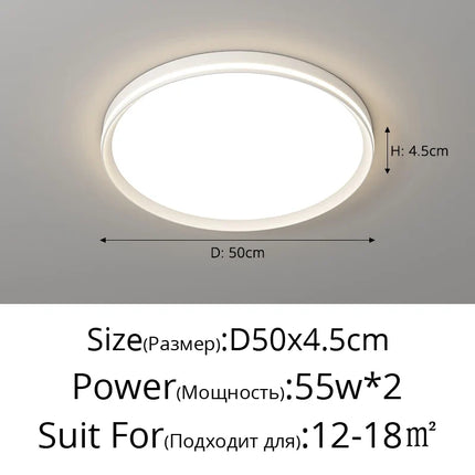 Plafonnier moderne en aluminium avec protection oculaire — LZ4X9J