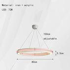 Rond 80cm-Rouge / 3 modifiables
