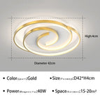 Cercle d'or 42cm / Blanc chaud (sans télécommande)