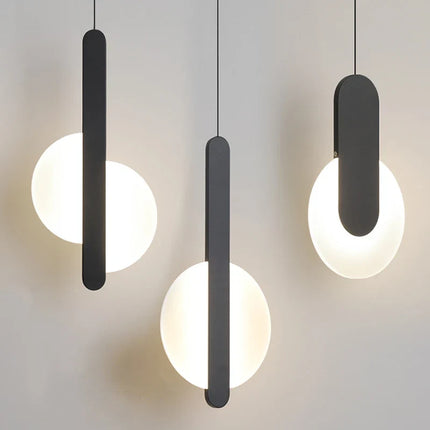 Suspension LED moderne avec appliques en acrylique — LZ4G7T9