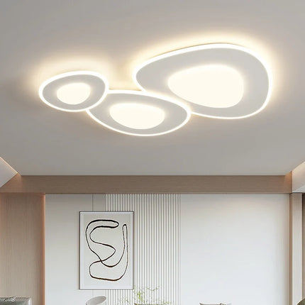 Lustre minimaliste moderne avec plafonniers pavés — LZ4X9T2