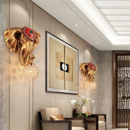 Applique murale LED design éléphant pour décoration moderne — LZ4X9JQ
