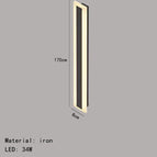 170 cm / Blanc / Lumière chaude