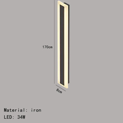 Applique murale LED en aluminium au design minimaliste — LZ4X9Q2