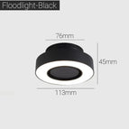 Projecteur noir / Blanc chaud 3000K