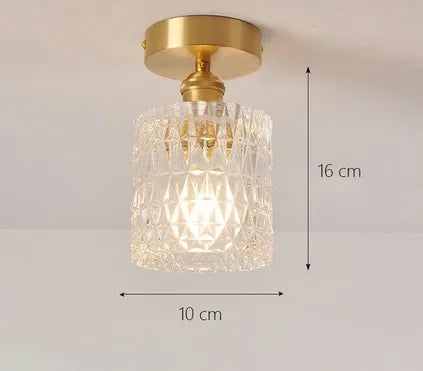 Plafonnier moderne en verre lumineux pour intérieur et extérieur — LZ4QX9