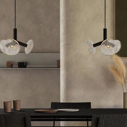 lustre créatif postmoderne en verre pour décoration intérieure