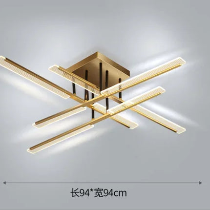 lustre acrylique dimmable moderne pour décoration intérieure élégante