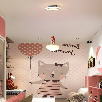 Lustre LED à trois têtes créatif pour enfants — LZ4X9T