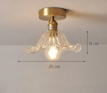 Plafonnier moderne en verre lumineux pour intérieur et extérieur — LZ4QX9