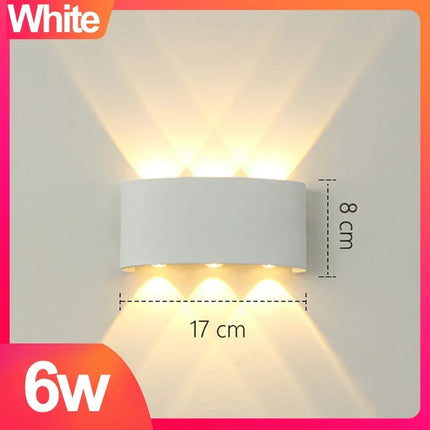 Applique murale LED étanche aluminium éclairage haut et bas extérieur — LZ4X9P2
