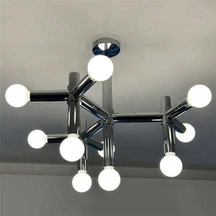 Lustre suspension design nordique en verre et métal — LZ4P9XQ