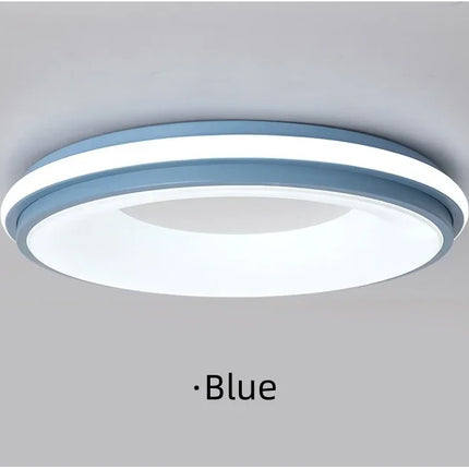 plafonnier led moderne macaron gradation à distance décoration intérieure