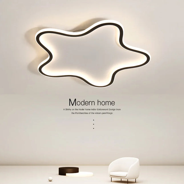 Plafonnier LED moderne pour décoration intérieure lumineuse et élégante — LZ4N7Q2