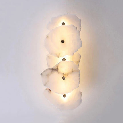 Applique murale LED design feuilles marbre pour hôtel de luxe — LZ4XJ9
