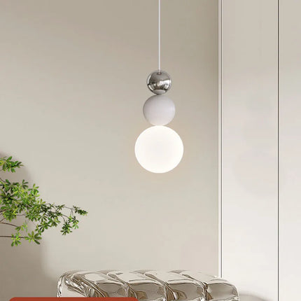 Suspension nordique en verre blanc à fil réglable — LZ4X9P