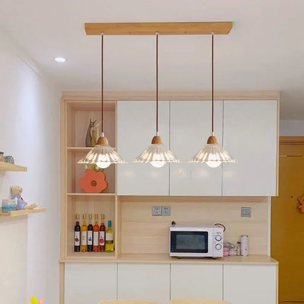 Suspension en verre au style japonais vintage pour intérieur — LZ4Q7M2