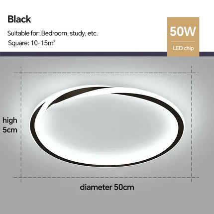 Plafonnier LED contemporain pour décoration intérieure élégante — LZ4X9QJ2