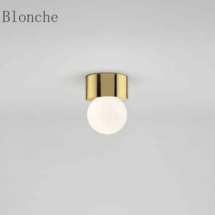 Plafonnier LED rond en verre boule design — LZ4N7Q2