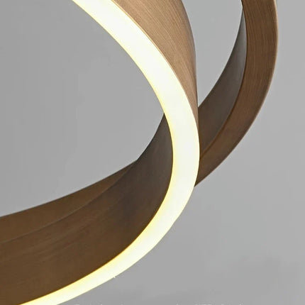 lustre créatif 	 en bronze avec suspension led