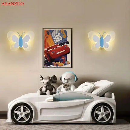 Applique murale LED papillon décorative pour chambre enfant — LZ4X9T2