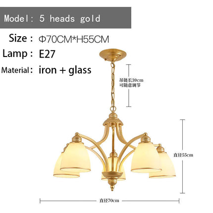 Lustre rétro américain pour plafond intérieur — LZ4X9T