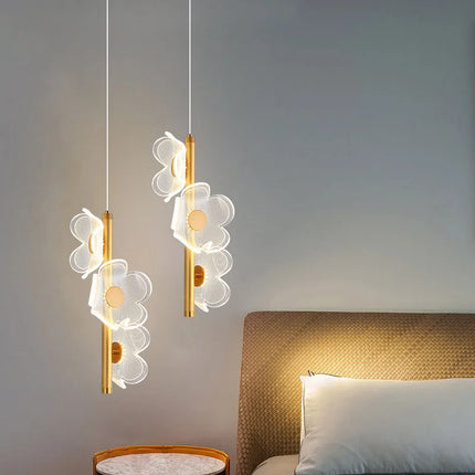 Suspension fleur lumineuse pour intérieur enfants et bureau — LZ4XJ9
