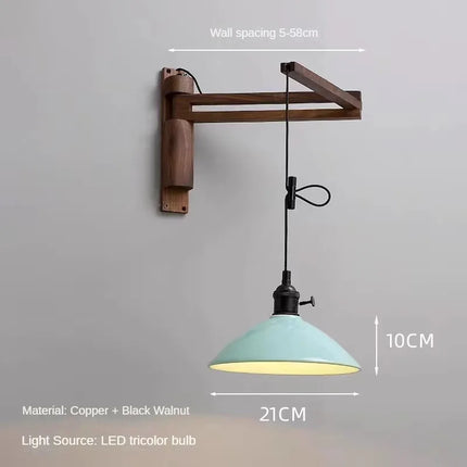 Applique murale extensible en cuivre au design élégant et fonctionnel — LZ4X9T