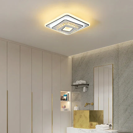 Plafonnier LED créatif en cristal au design minimaliste — LZ7QX2