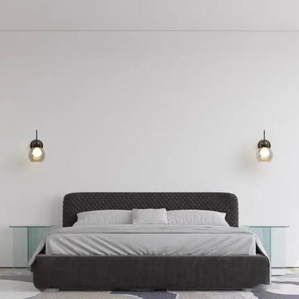 Applique murale moderne en verre et cuivre pour luminaire — LZ4P9XJ