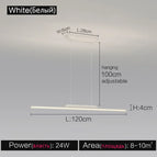 White A 120cm / Dimmable with remote