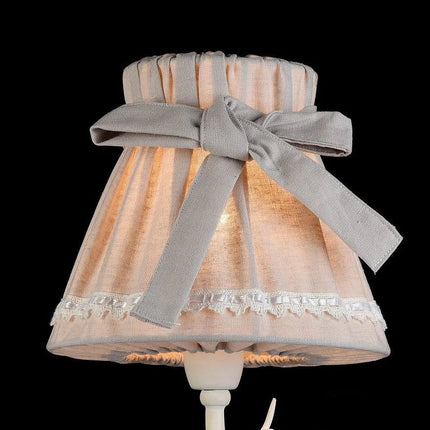 Applique murale LED avec housse en tissu et nœud pour chambre enfant — LZ4X9B